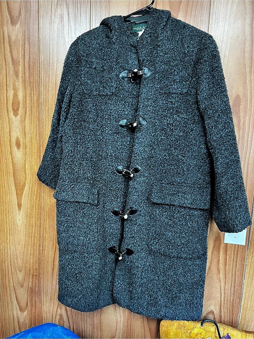 Harvé Benard wool Toggle Coat in Gray